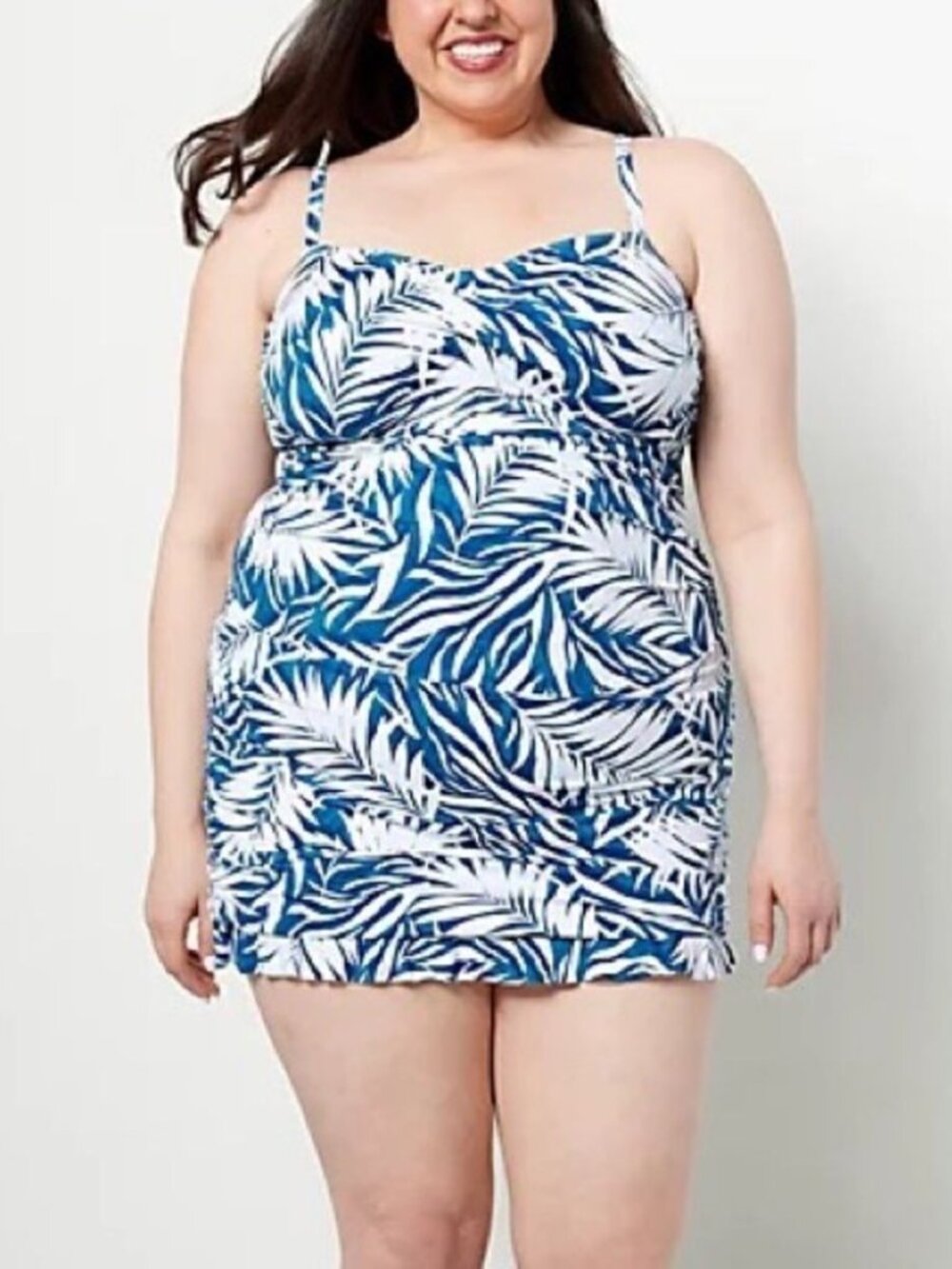 Kim Gravel x Swimsuits For All Skirted 1-Piece Suit